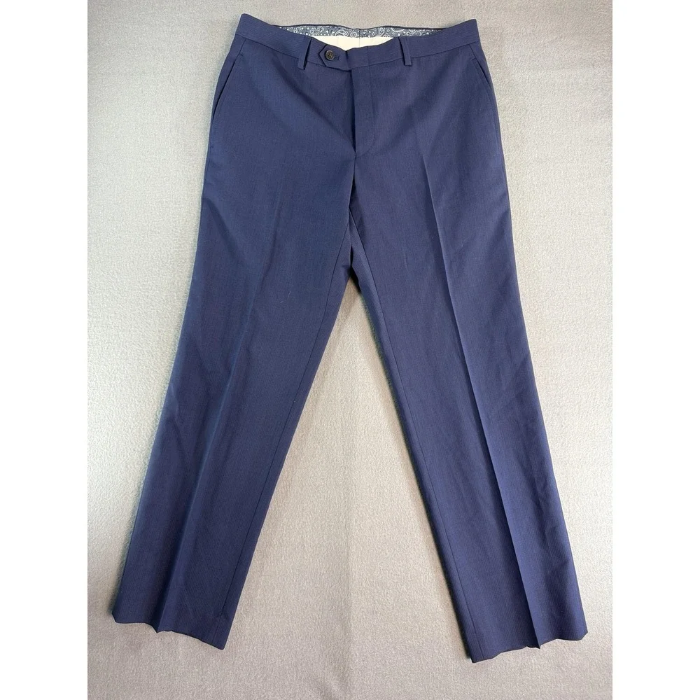 Lauren Ralph Lauren Pants Mens 32x30 Blue Classic Fit Dress Total Comfort Formal